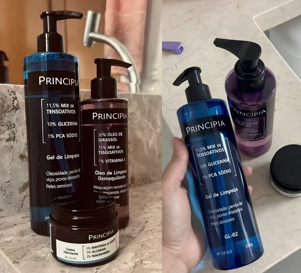 🧴 Principia Kit Limpeza E Hidratação (Ch-01 + Ol-01 + Gl-02)