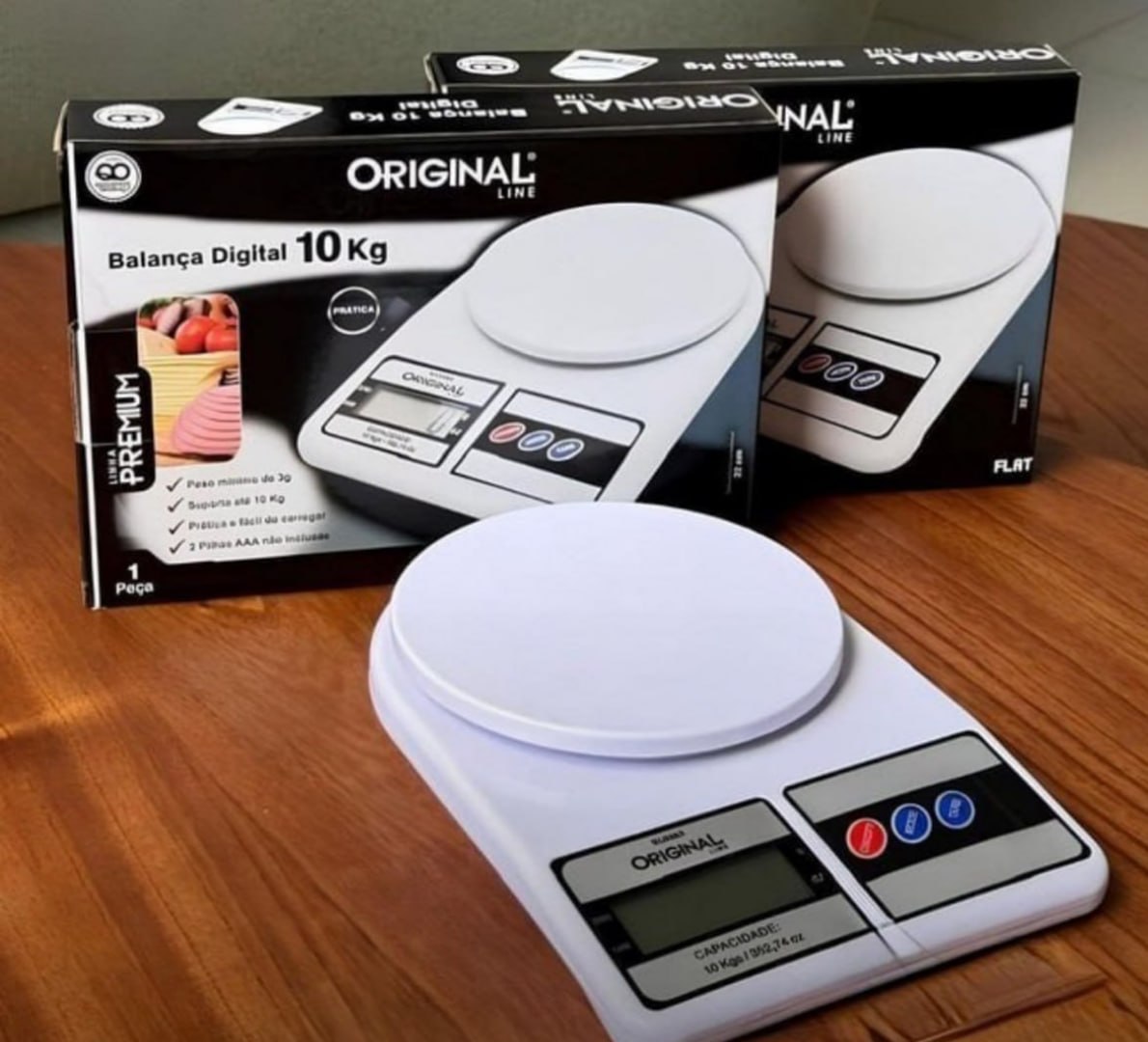 ⚖️ Balança de Cozinha Digital 10kg