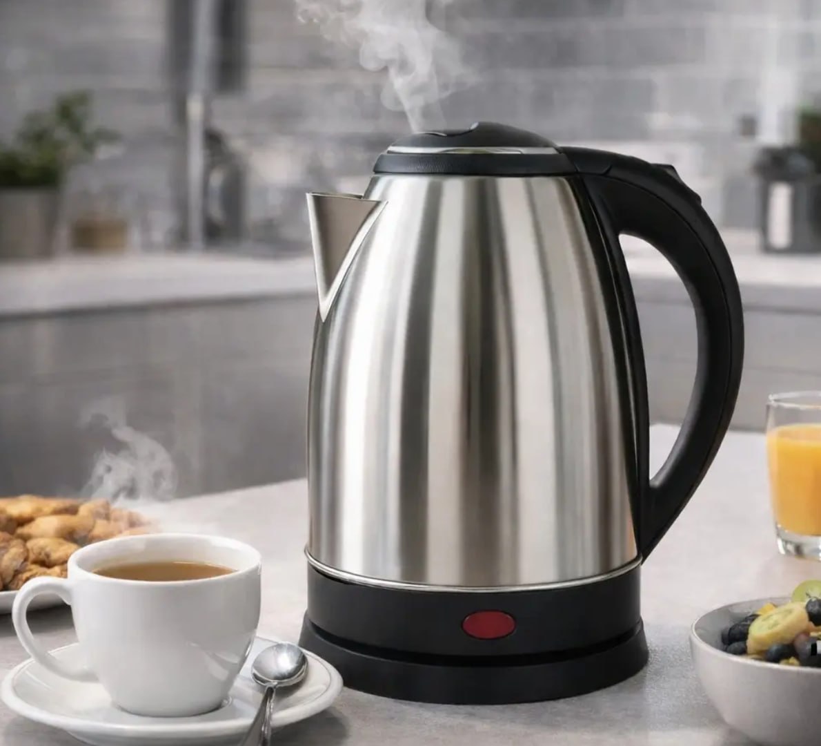 🫖 Chaleira Jarra Elétrica 1,8L Litros Em Inox
