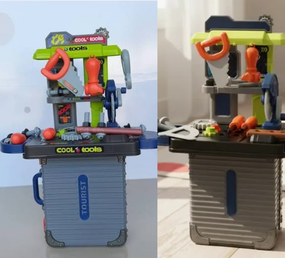 🎲 Maleta De Ferramentas Infantil Mini Bancada 31pç Maxi Toys