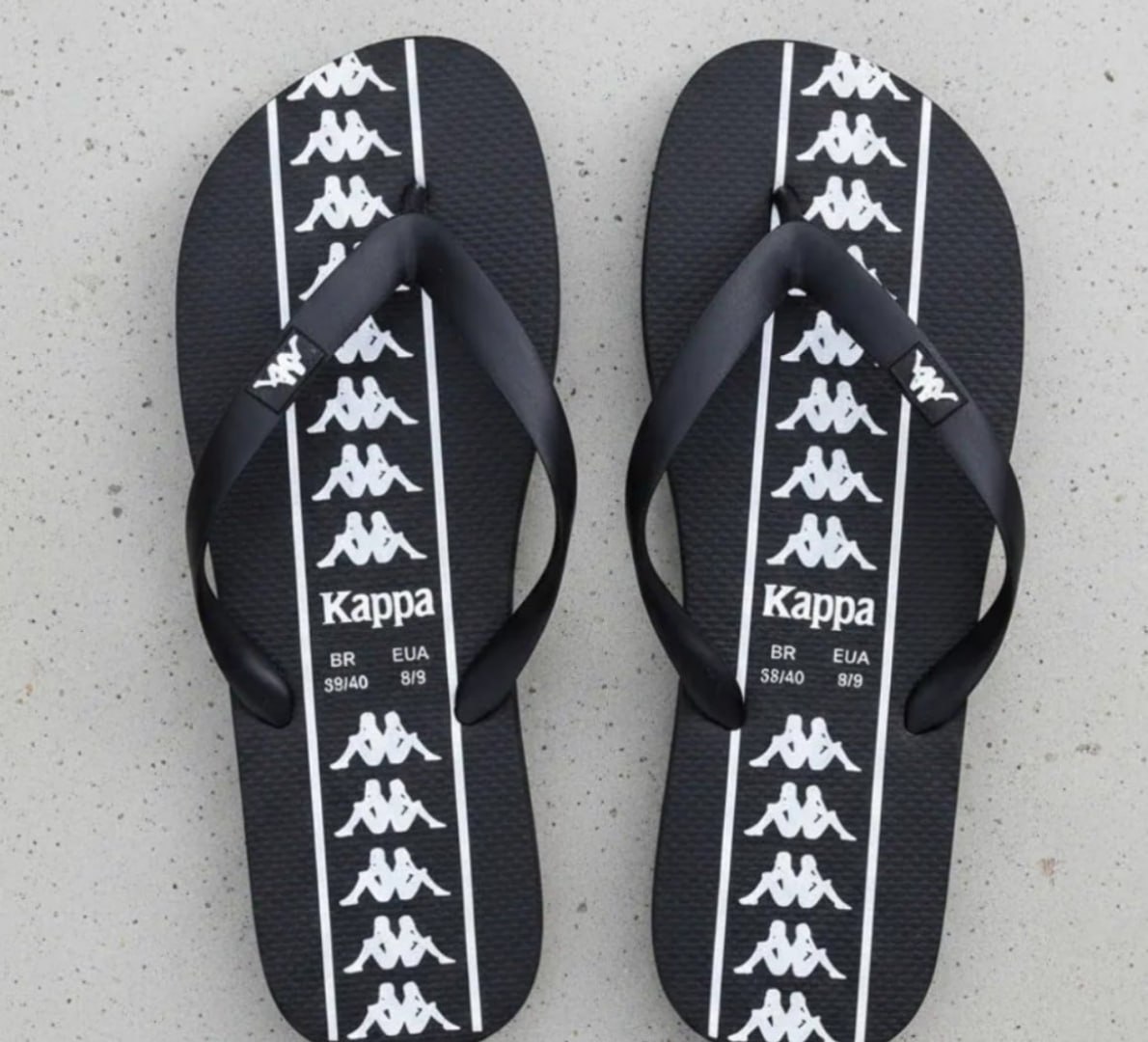 🩴 Chinelo Kappa Beach Adulto Em Borracha