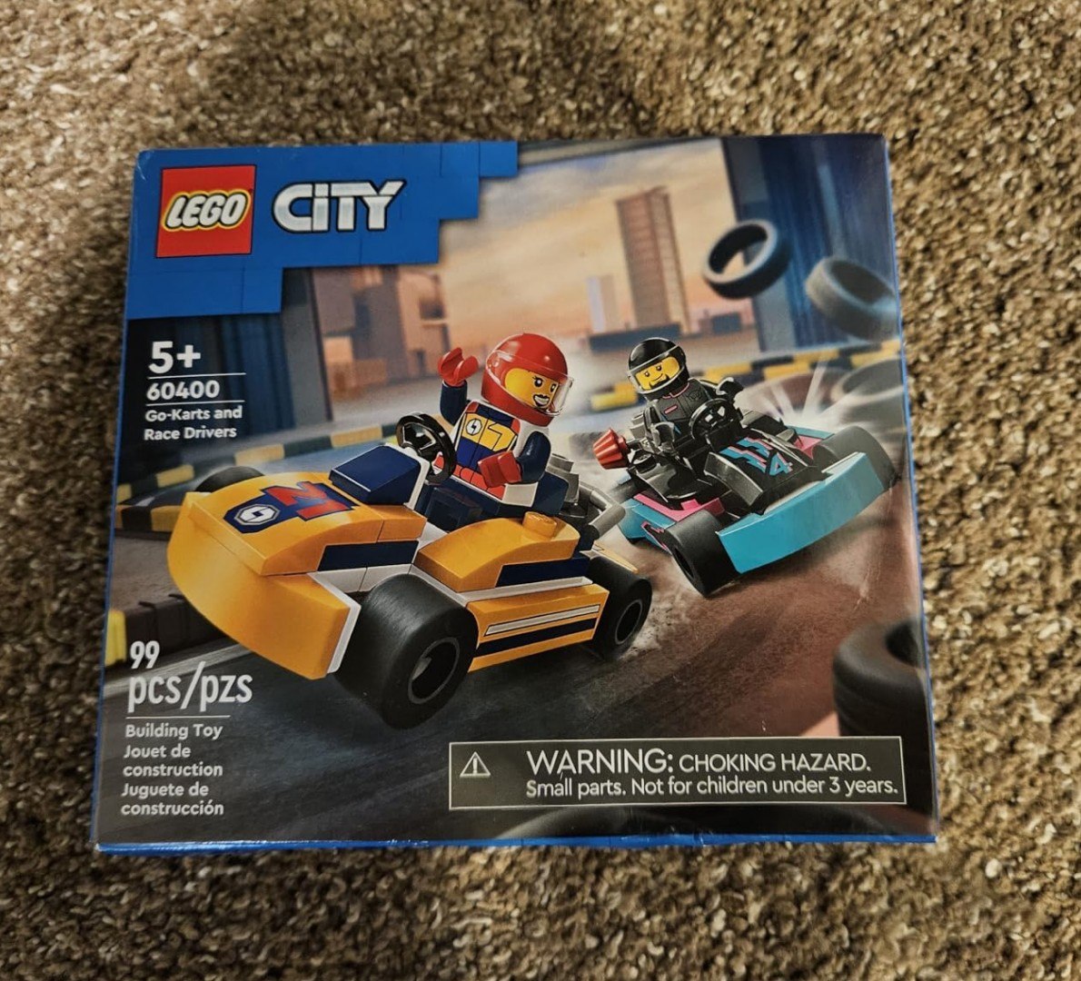 ✅ LEGO Set City Great Vehicles Carros de Karting e Pilotos