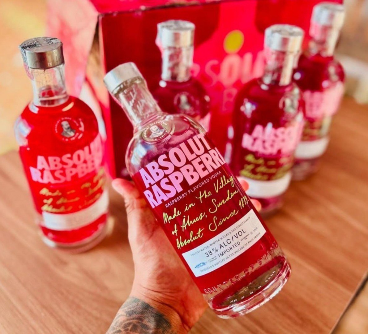 🍹 Vodka Absolut Raspberri 750ml