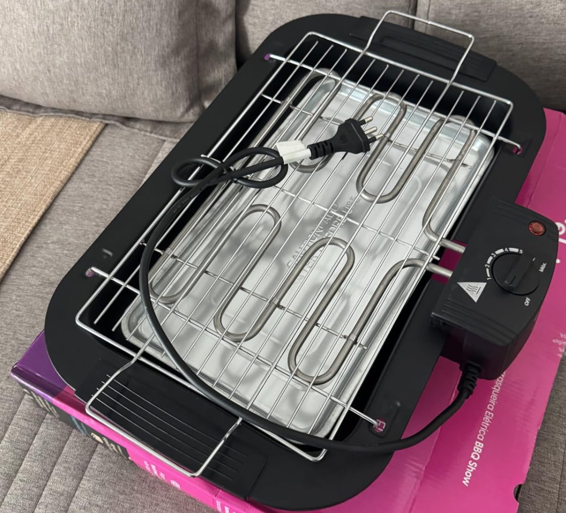 🥩 Churrasqueira Elétrica De Mesa Bbq Show Elgin