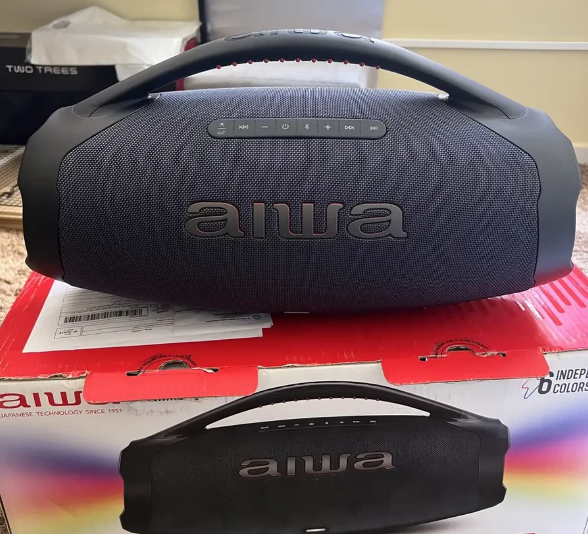 🔊 Caixa de Som Boombox Plus AIWA 200W