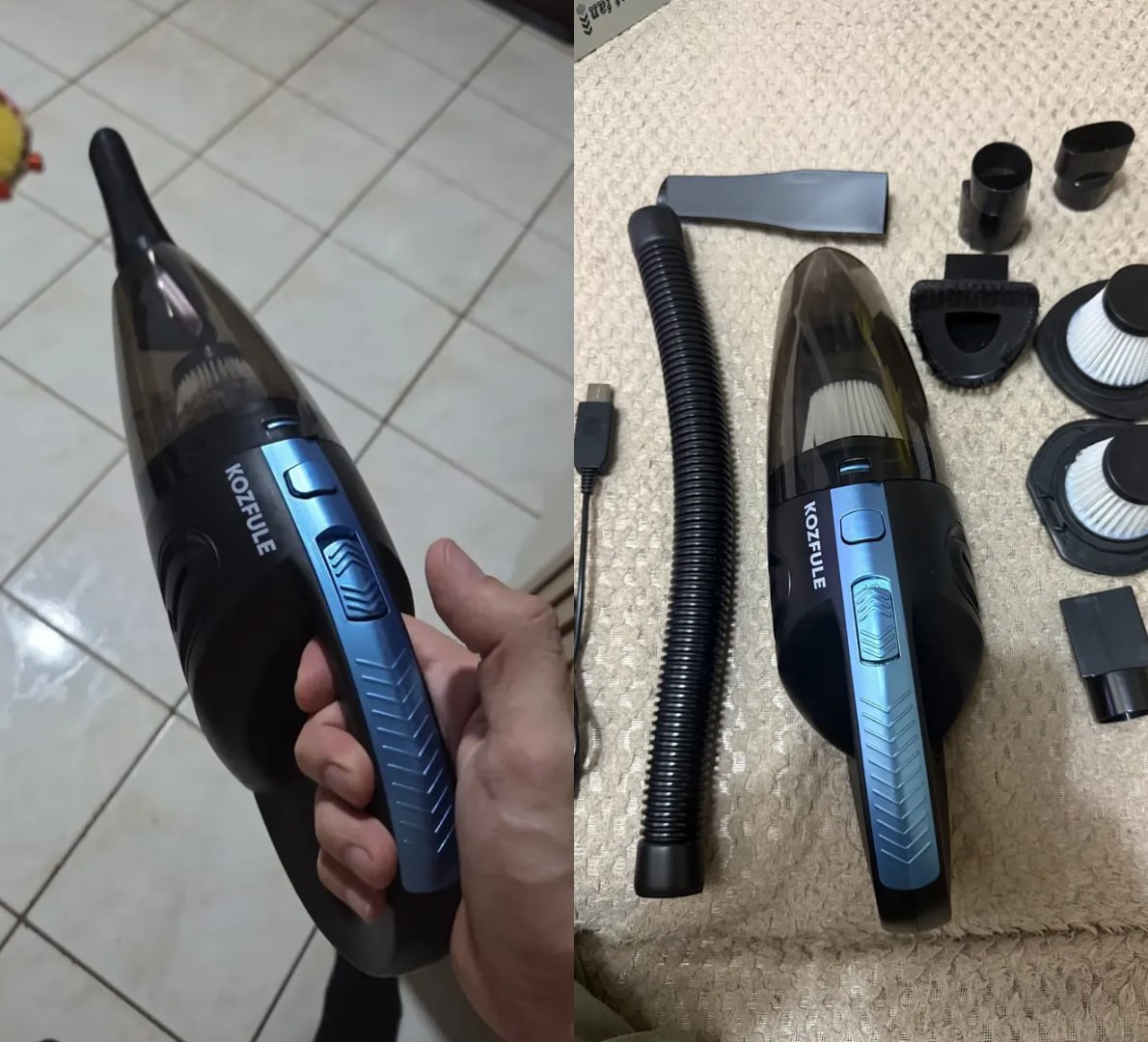 🌬 Aspirador de Pó Portátil Sem Fio, Motor Potente 240W