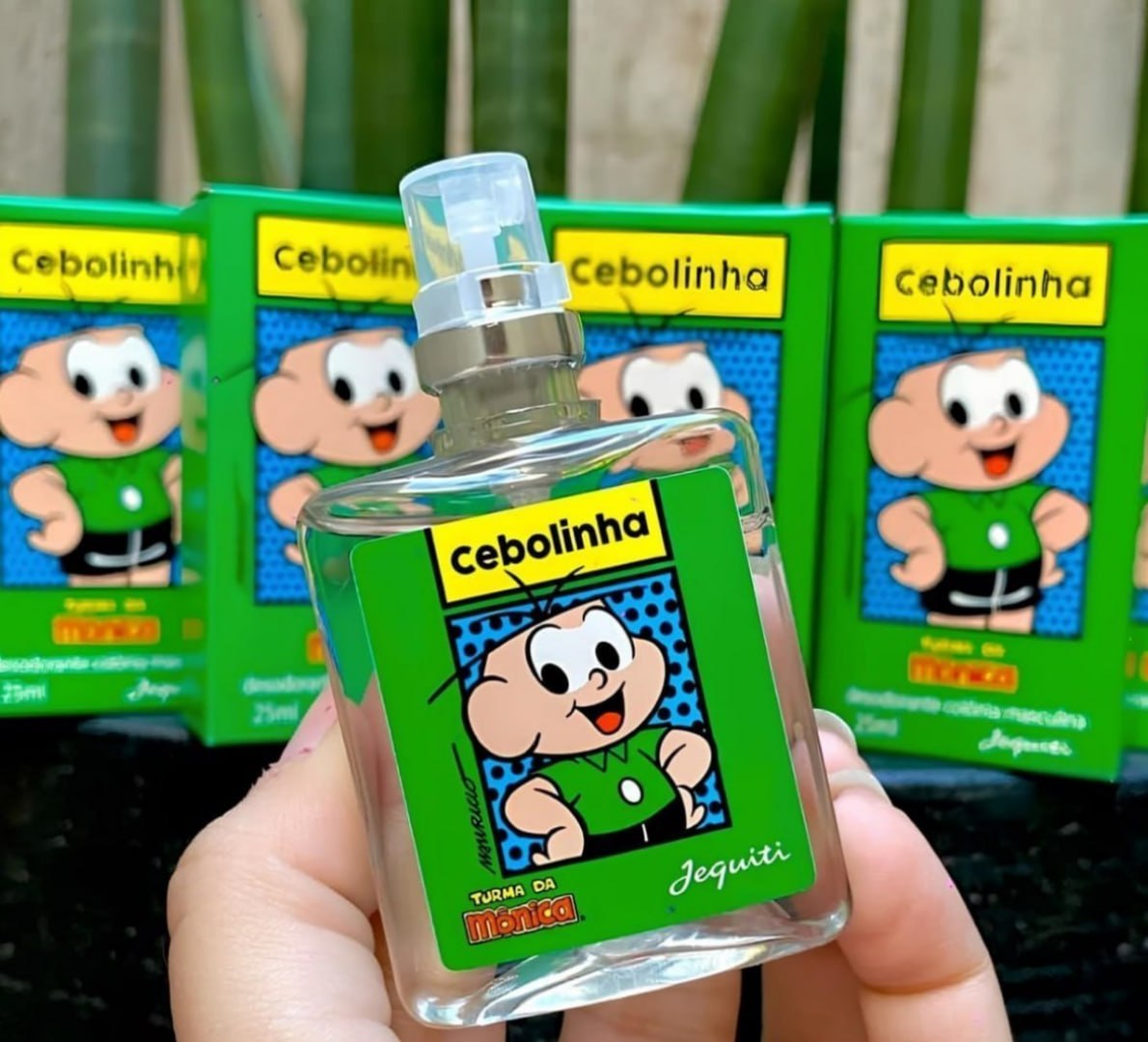 💨 Perfume Colônia Cebolinha 25ml Jequiti