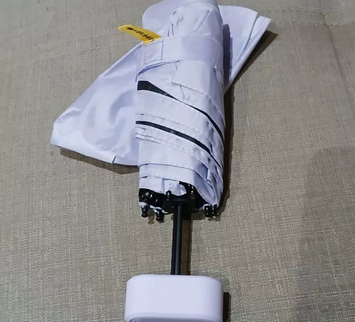 ☂️ Mini Guarda-Chuva Cápsula Dobrável FPS 50+