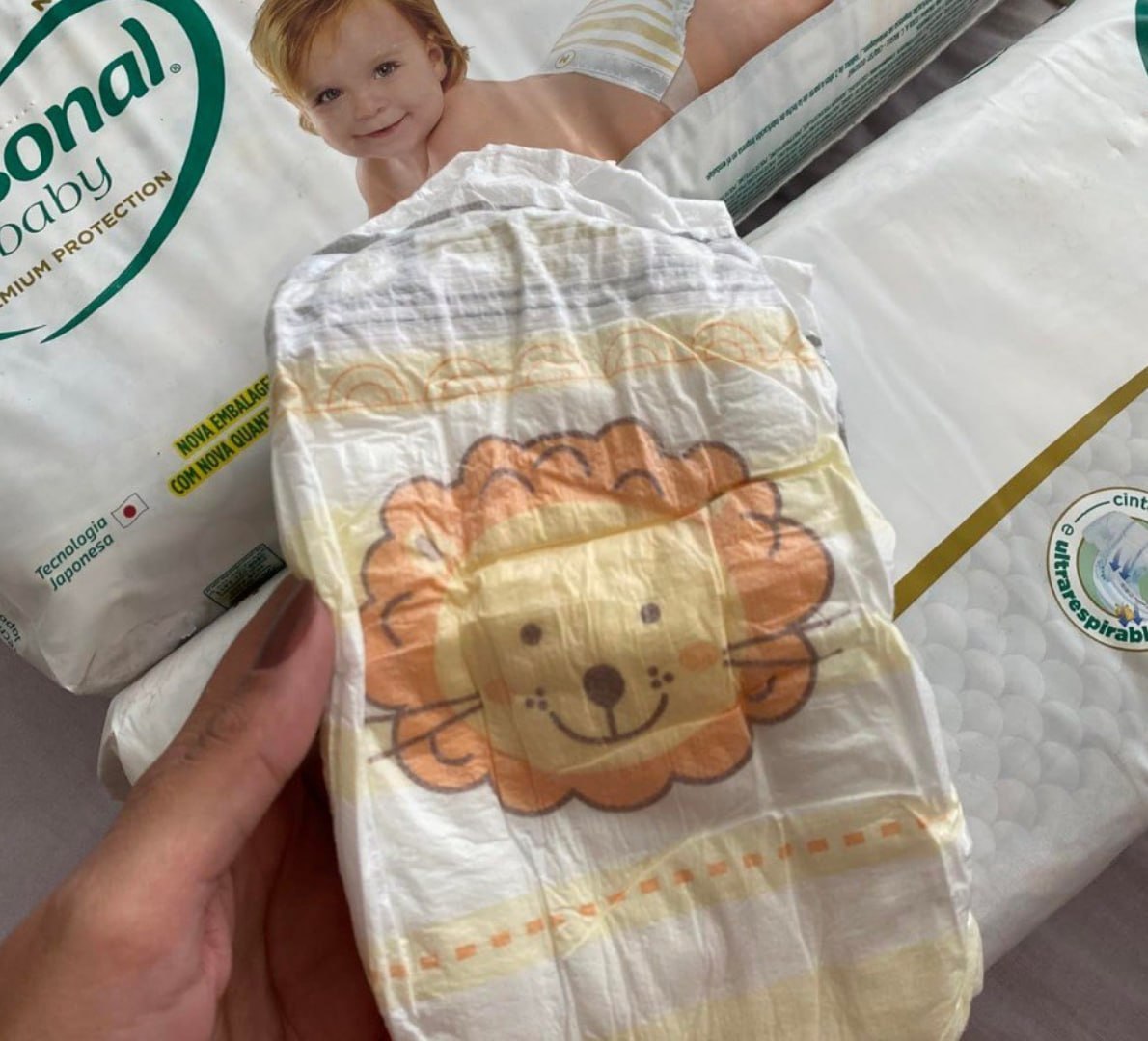 👶 Personal 'Fralda Baby Premium Protection M Com 34 Unidades