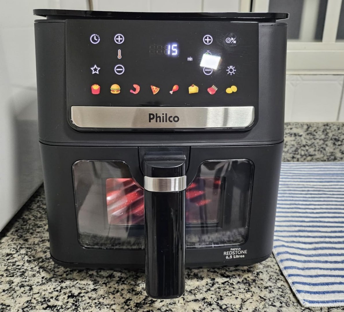 🍟 Air Fryer Philco 6,5L Visor Glass 127V