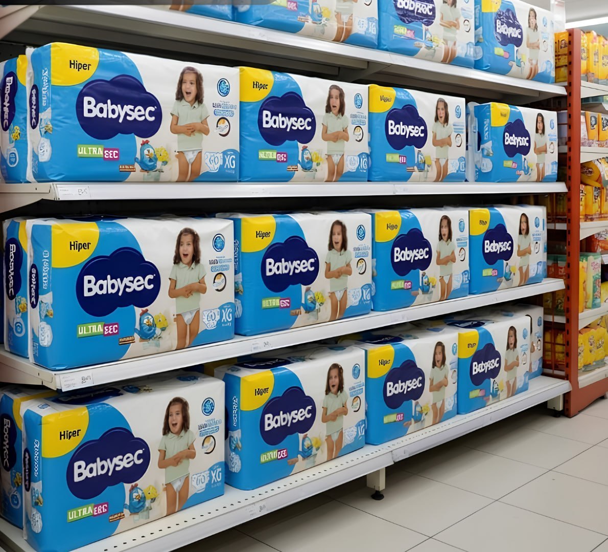 👶 Fralda Babysec Ultrasec Galinha Pintadinha Xg 56 Uni