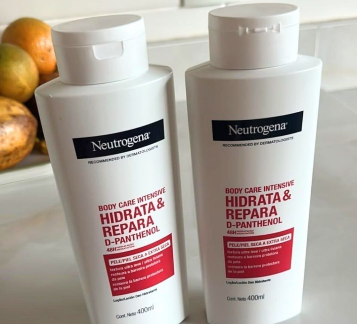 🧴 Kit 2 unid. Neutrogena Hidratante Corporal Body Care Intensive Hidrata&Repara 400ml