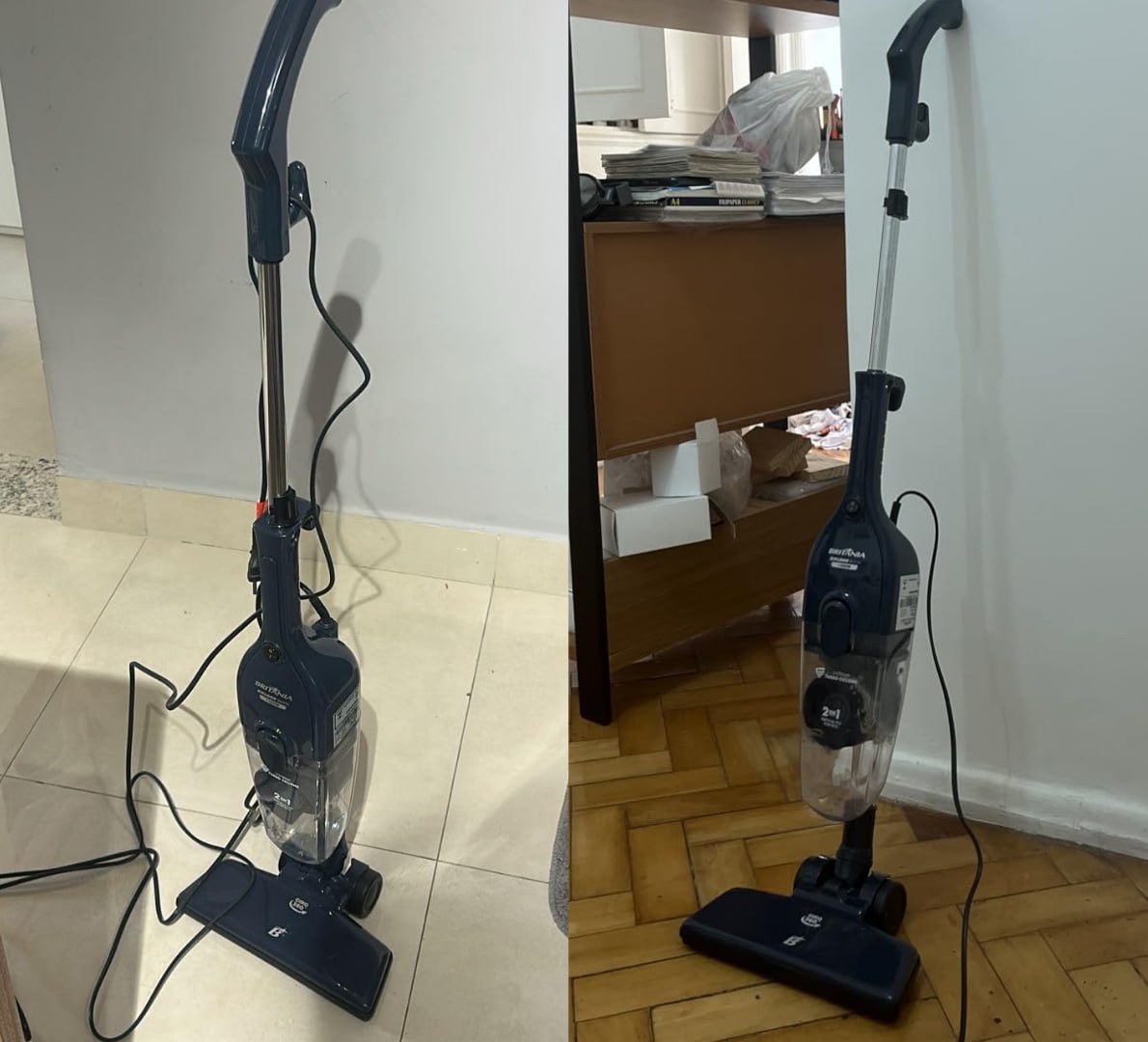 ✅ Aspirador de Pó Vertical Britânia 2 em 1 1400W 1,5L 127V
