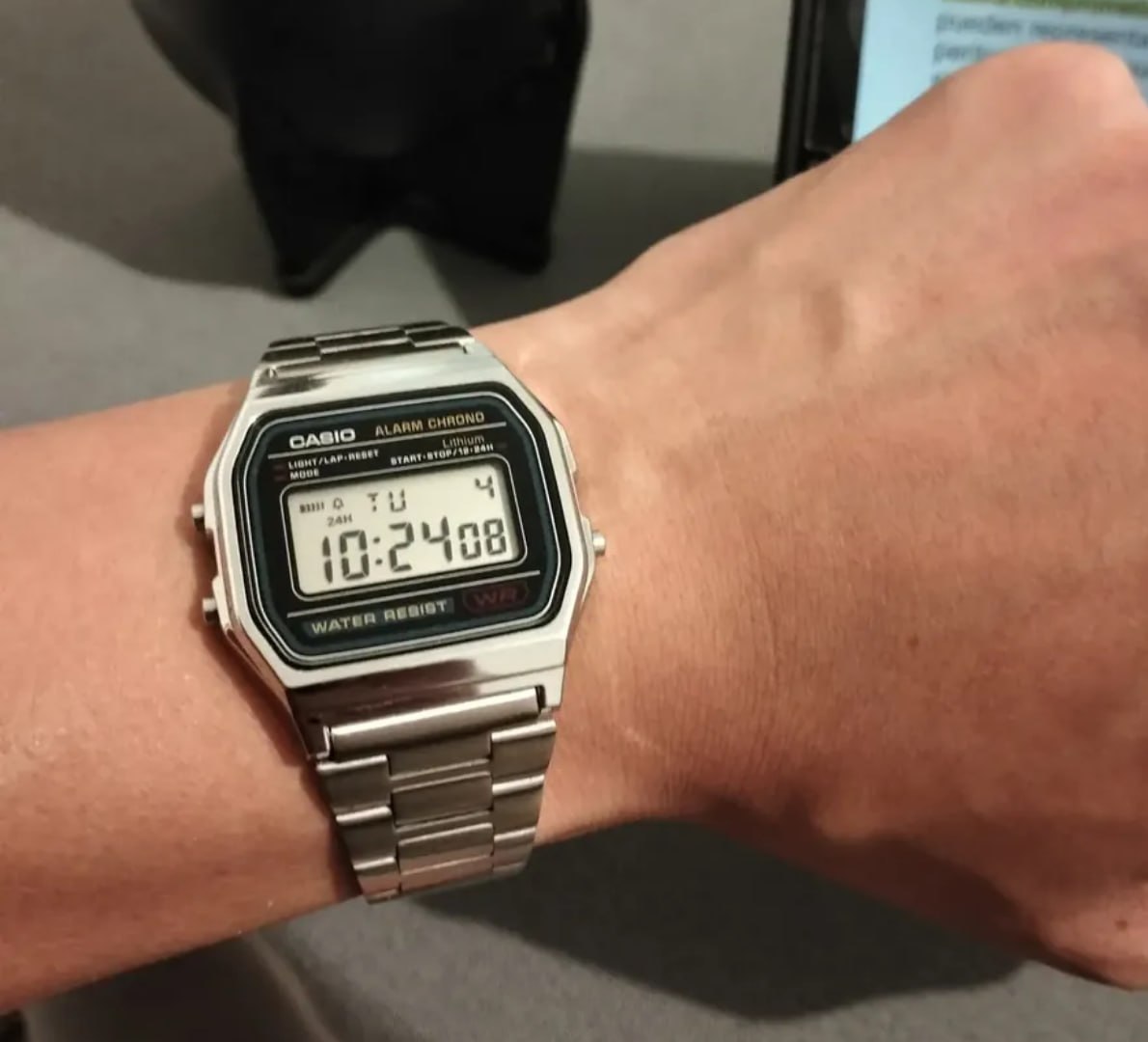 ⌚️Relógio Casio Digital Vintage em Aço Inoxidável