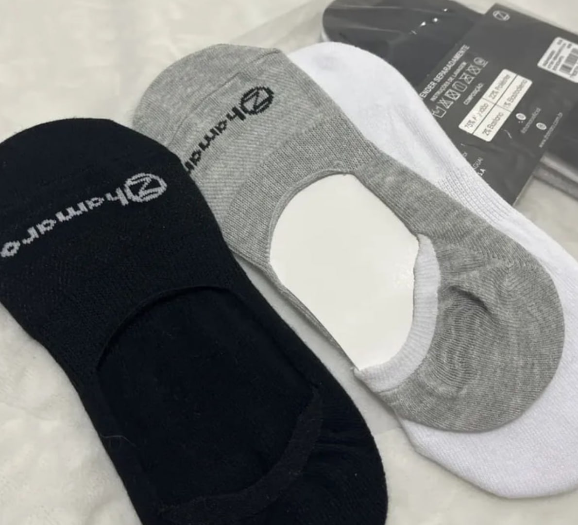 🧦 Kit 10 Pares Meias Zhamaro Sapatilha Invisível