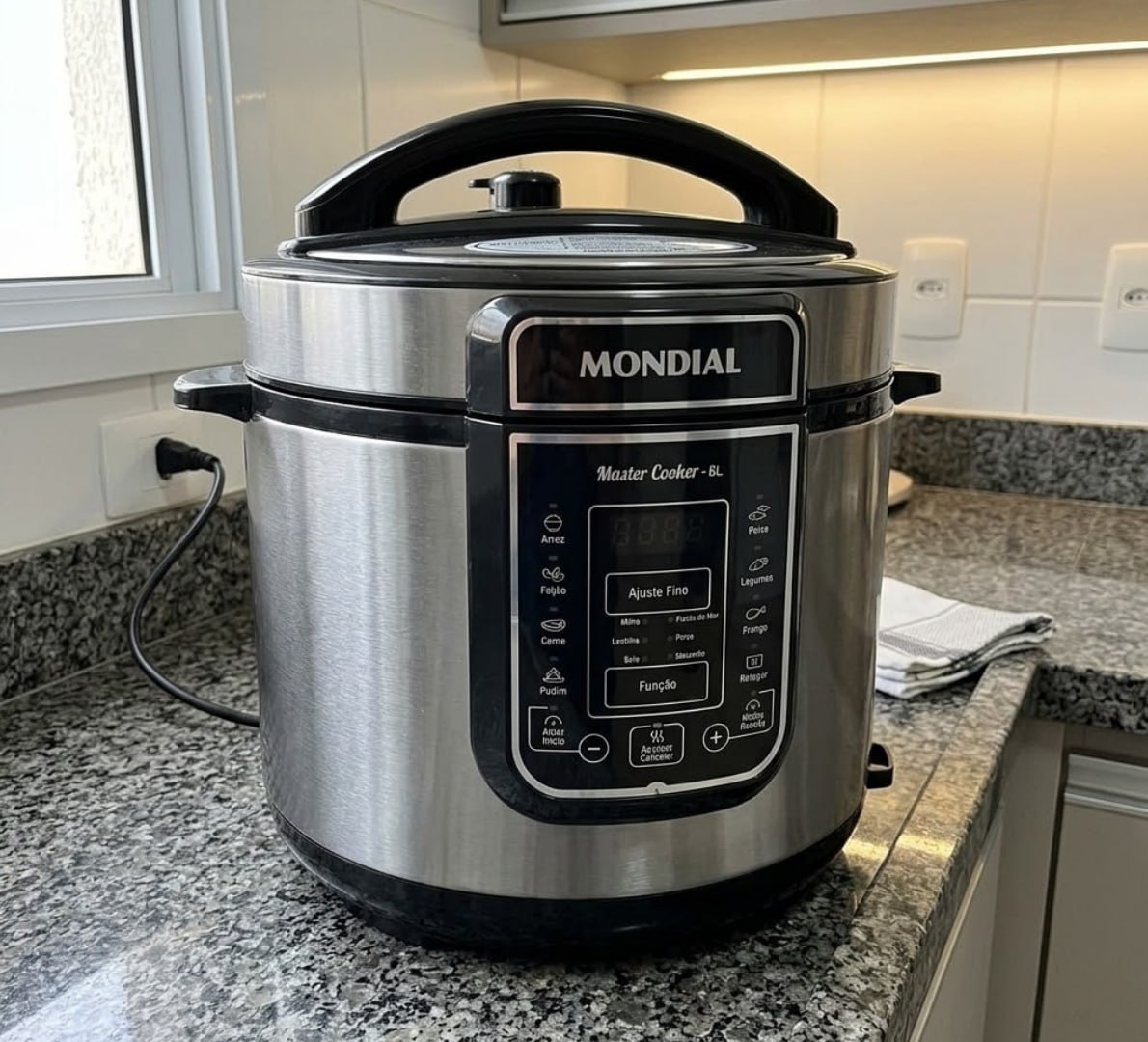 🥘 Panela de Pressão Elétrica Digital 6L MONDIAL
