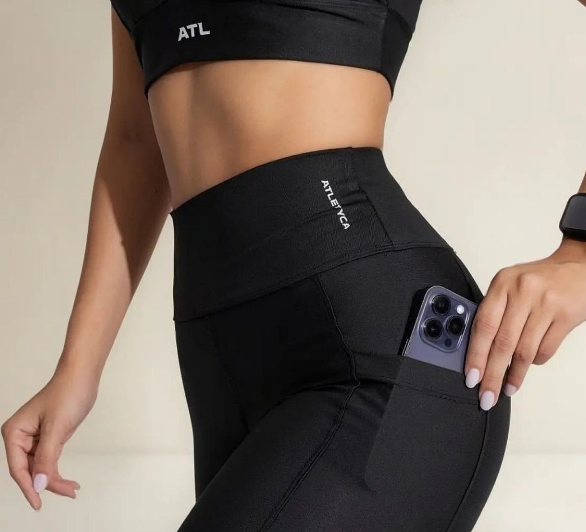 👖 Kit 3 Legging Com Bolso Atletyca