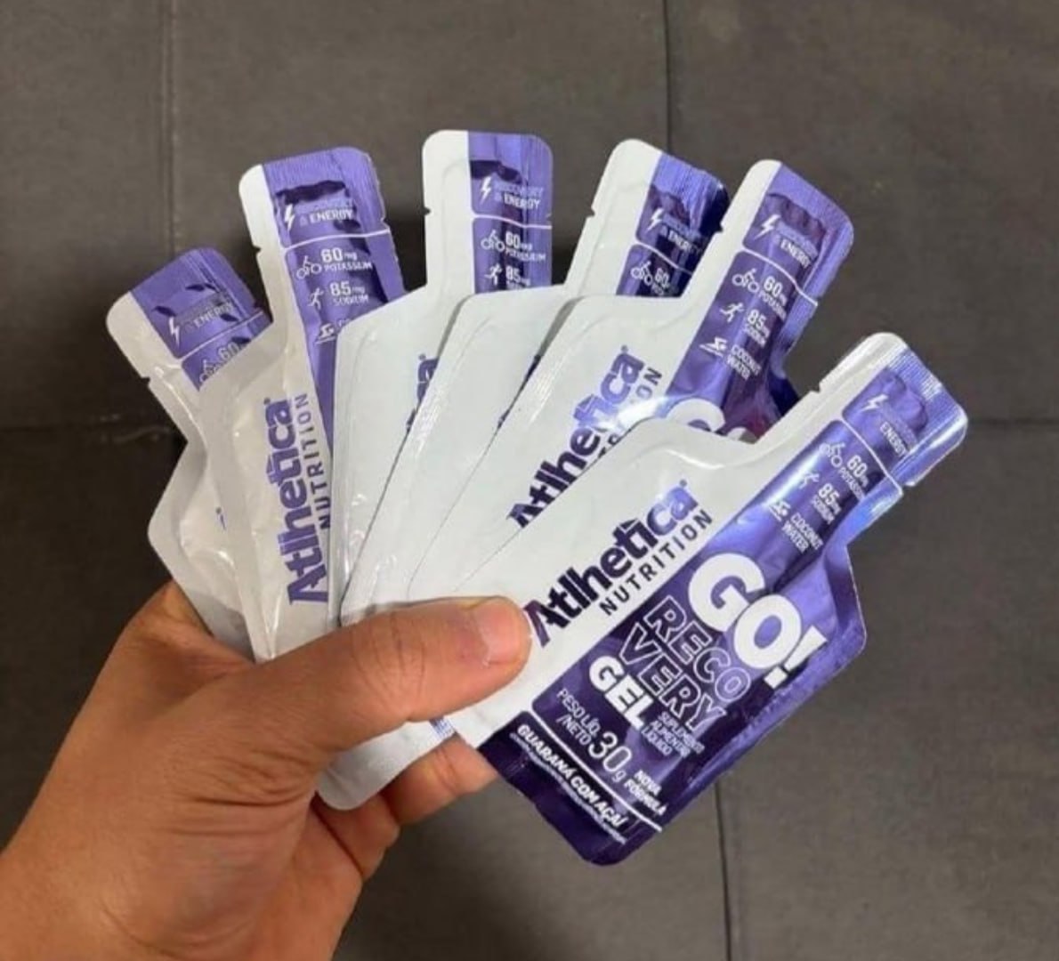 ⚡️ Go Energy Gel (10 Sachês) - Sabor Guaraná e Açai, Atlhetica Nutrition
