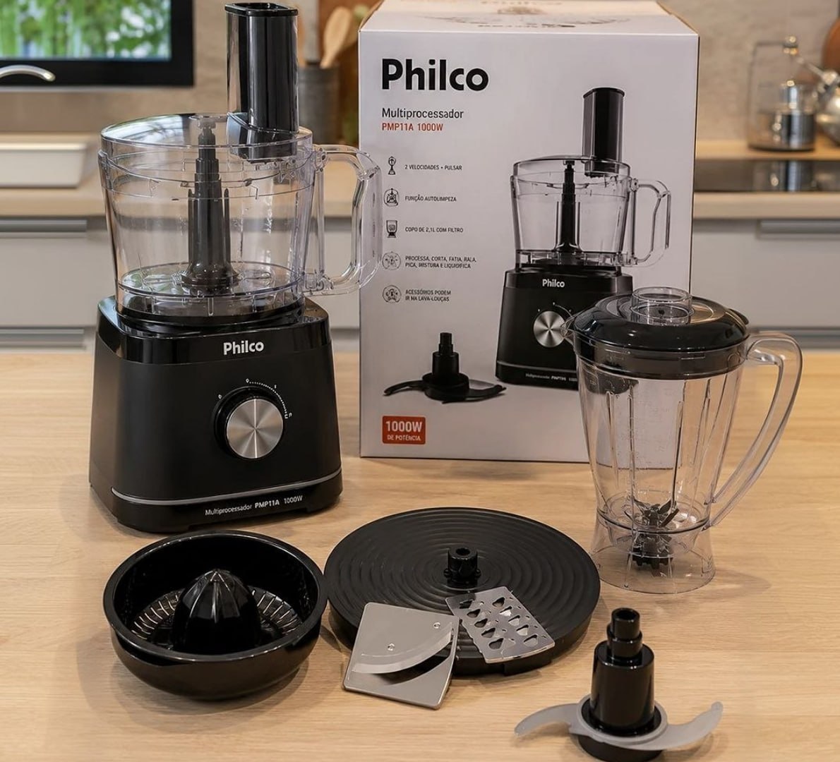 ✅ Philco Multiprocessador Concept 1000W 5 em 1 127v