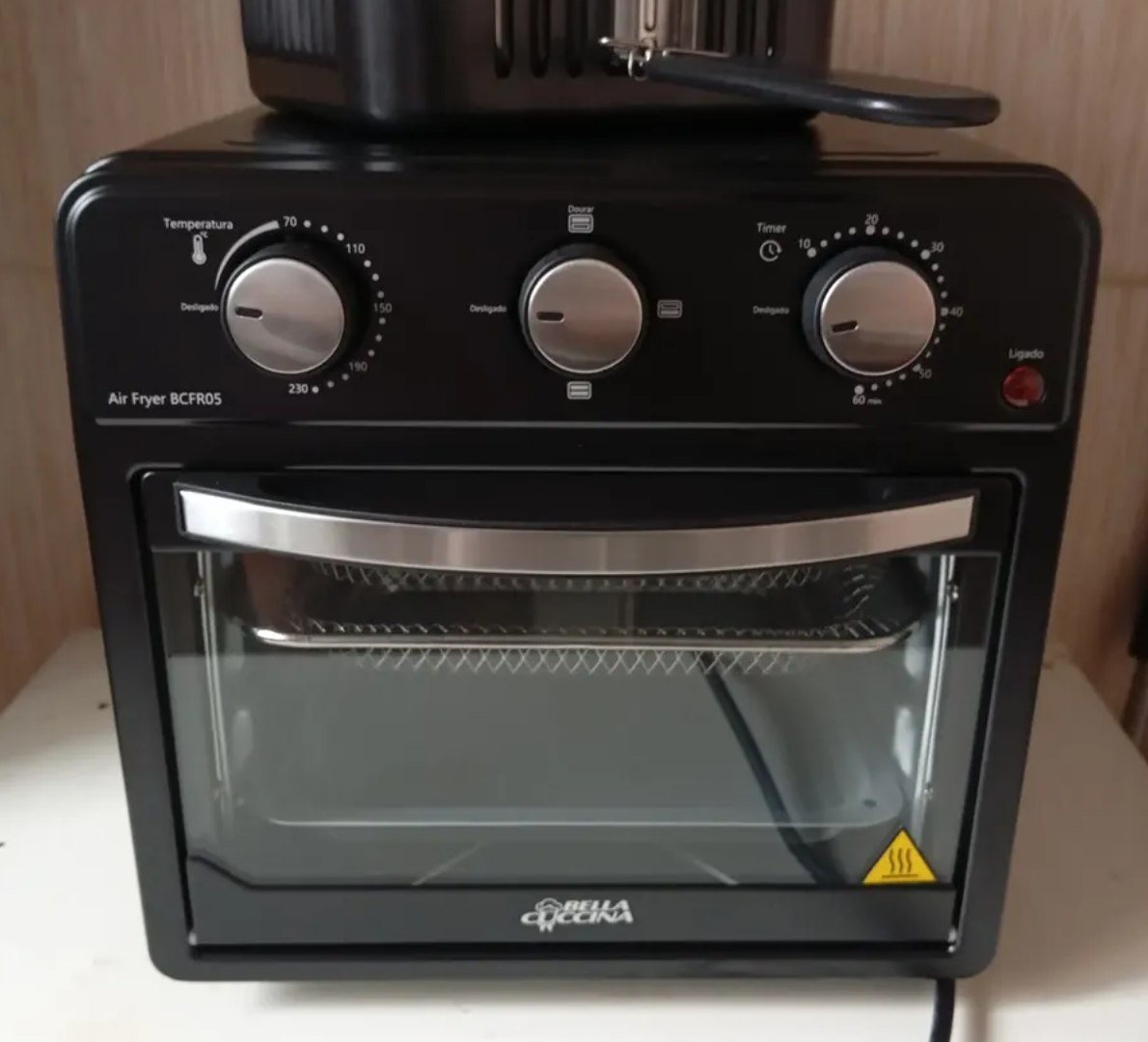 ✅ Air Fryer Bella Cuccina 12L 2 Grelhas 1700W 220V