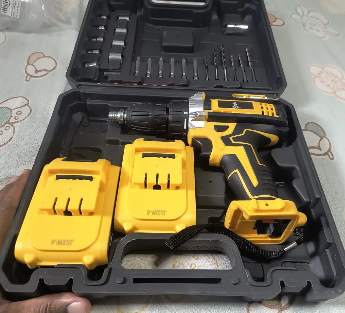 🔩 Parafusadeira Furadeira 48v Profissional 2 Baterias Sem Fio