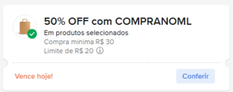 🚨 NOVOS CUPONS MERCADO LIVRE 🚨