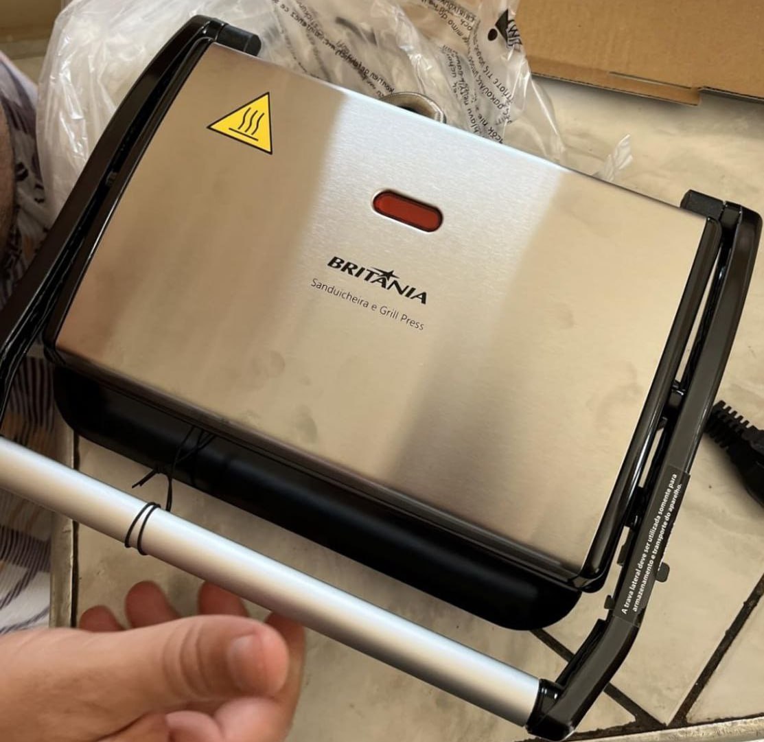 🥪 Britânia SANDUICHEIRA E GRILL PRESS 127V
