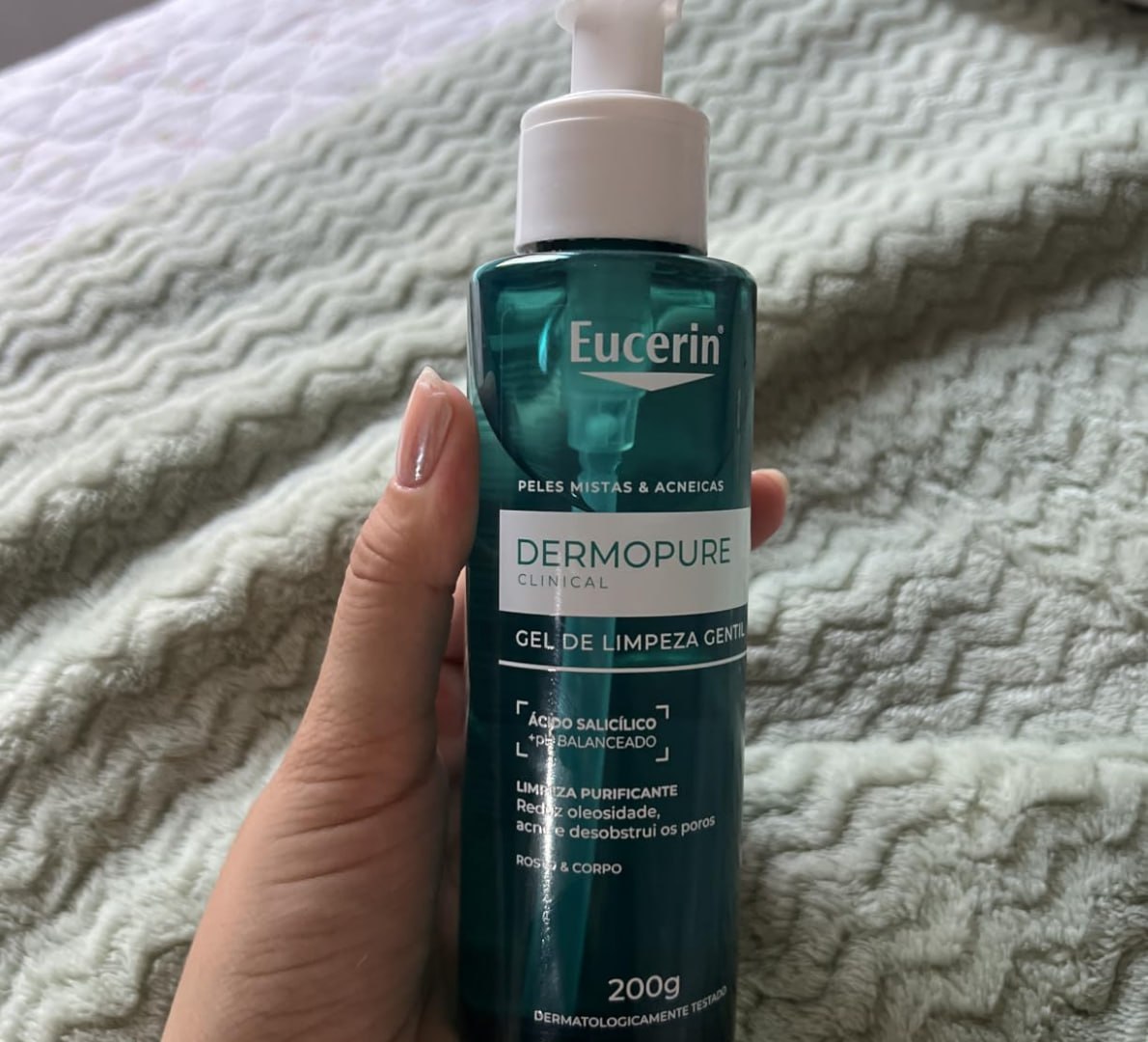 ✨ Eucerin Dermopure Clinical Gel de Limpeza Gentil 200ml