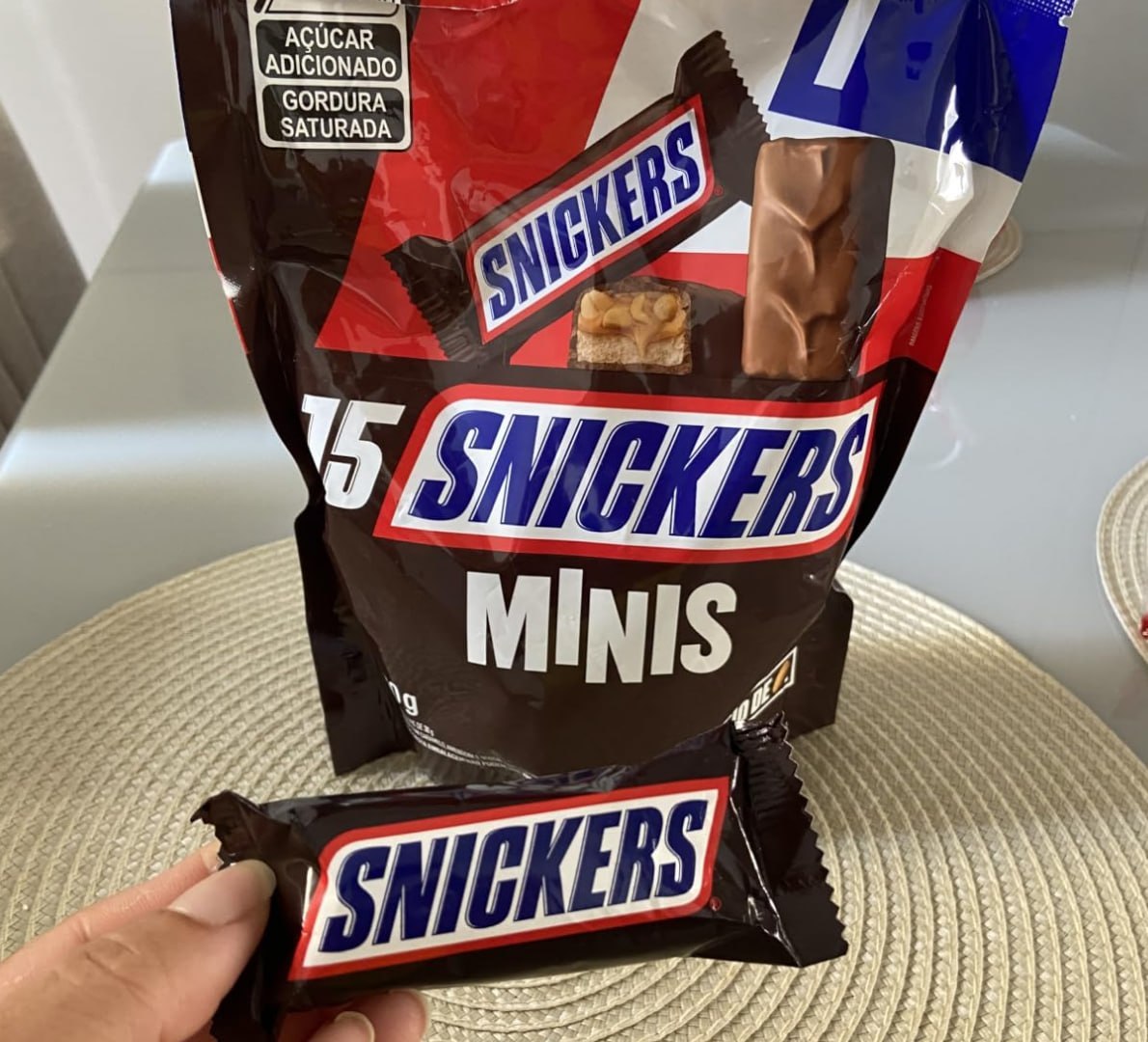 🍫 Chocolate Snickers Variedades Minis 15Un