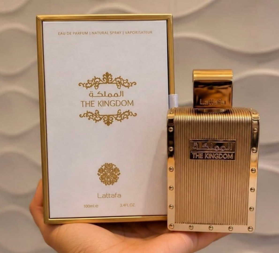👑 Perfume Árabe The Kingdom EDP Lattafa 100ml
