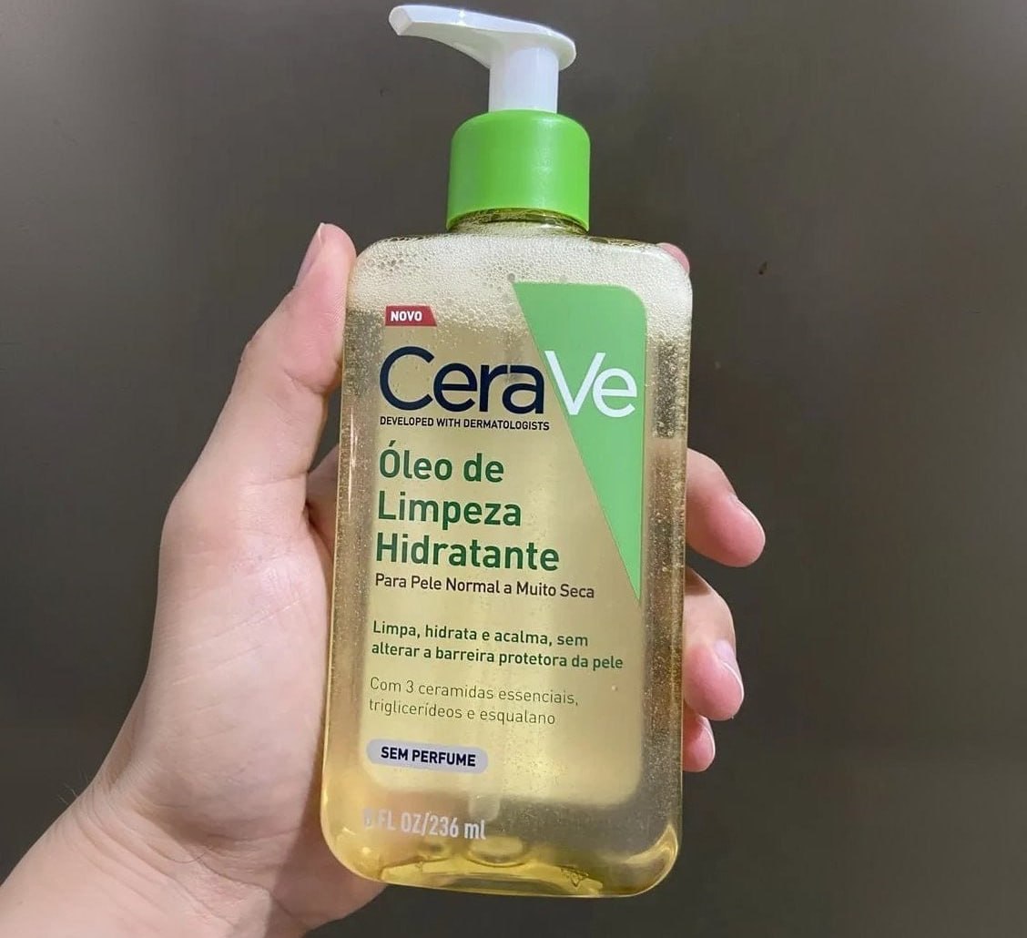 🫧 CeraVe, Óleo de Limpeza Hidratante, 236ml