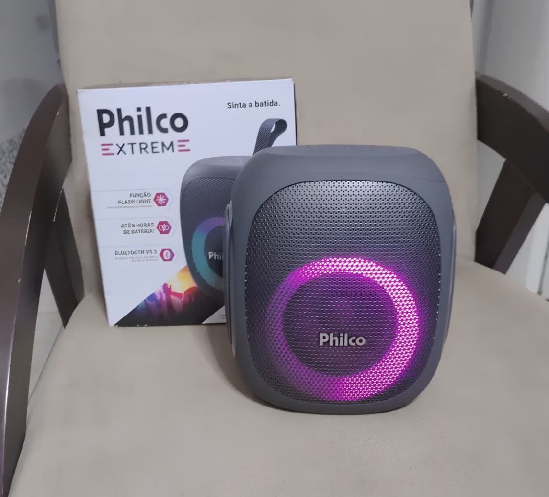 🔊 Caixa de Som Speaker Philco Extreme Bluetooth 5.3 180W