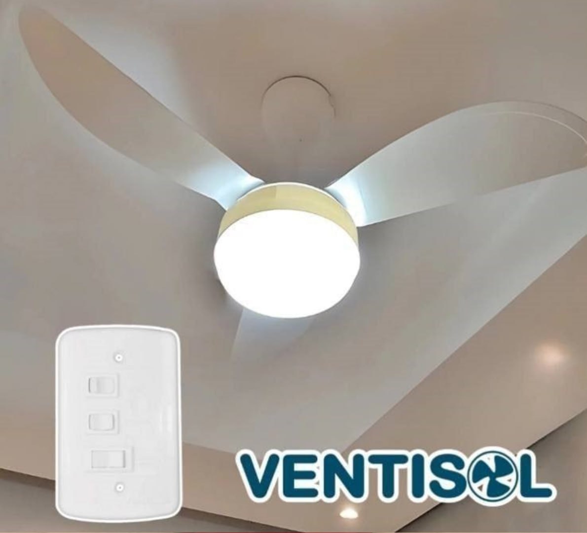 ✅ Ventisol Ventilador de Teto, Fênix 370, 127V
