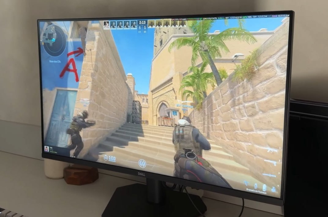 🖥 Monitor Dell 27", Full Hd 240 Hz, Ips