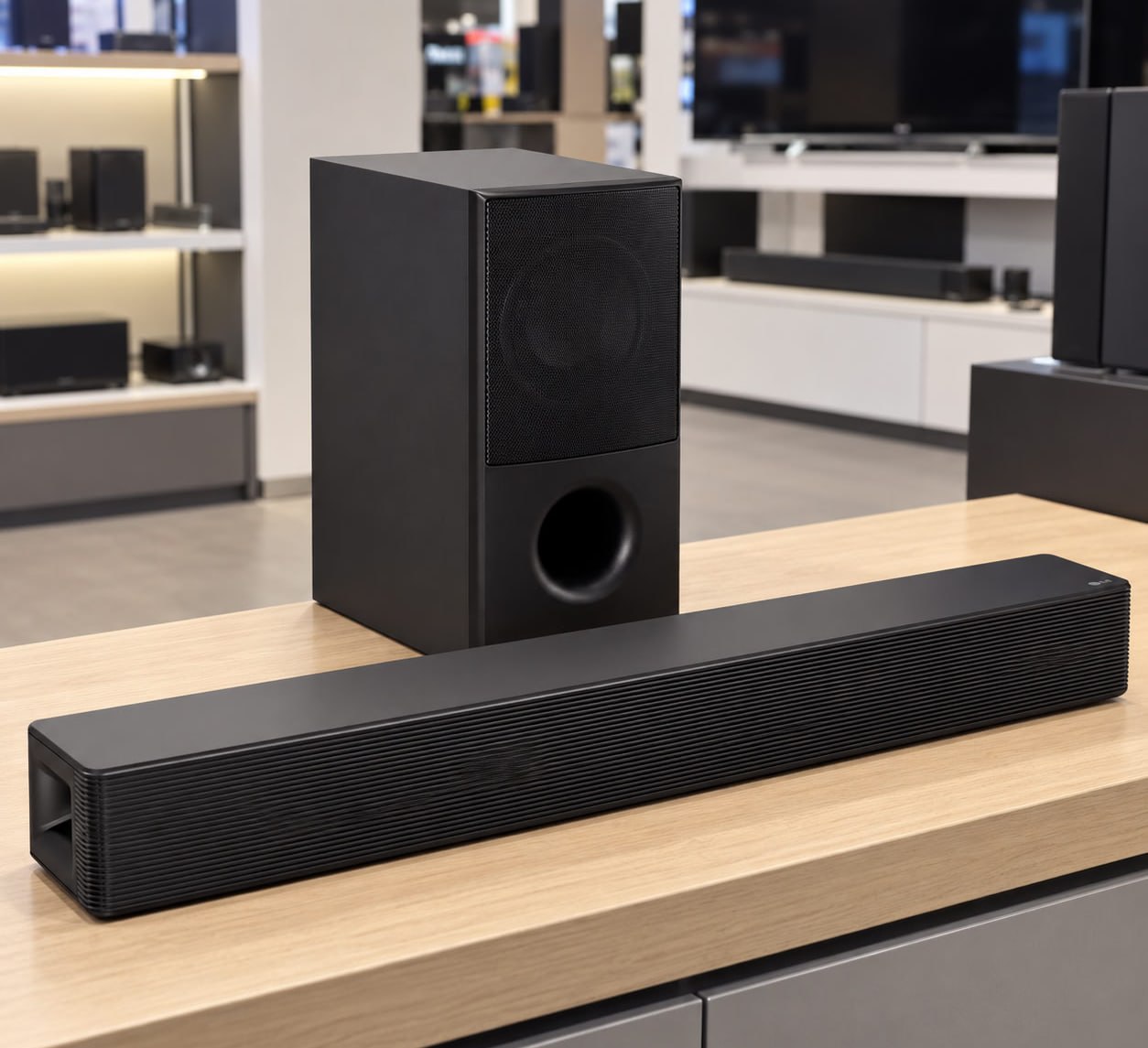 🔊 LG Soundbar SH5A 600W com AI Sound Pro e WOW Interface
