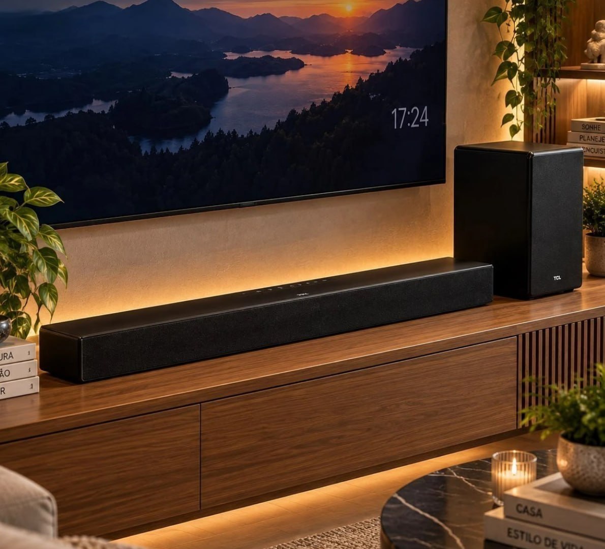 🔊 Soundbar TCL 220W Bluetooth 2.1 com Subwoofer