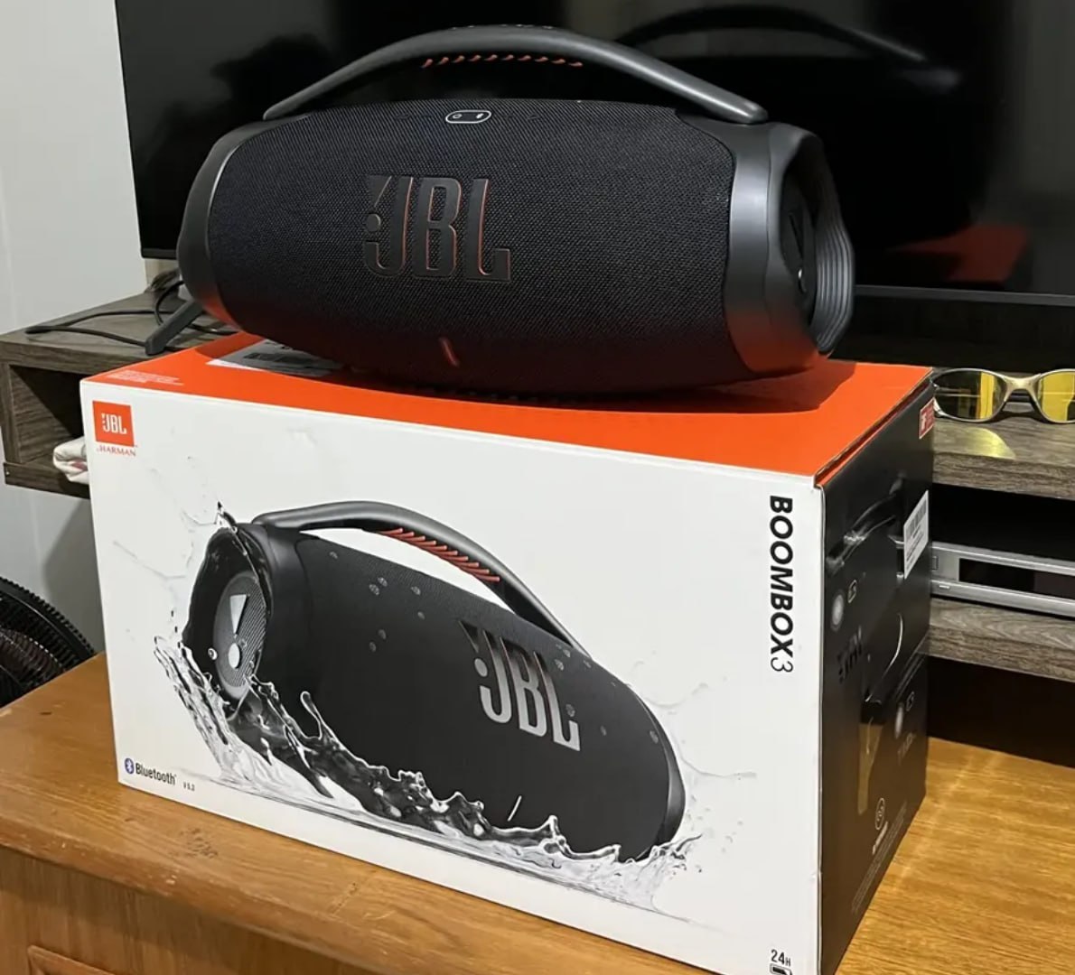 🔊 Caixa De Som Boombox 3 Bluetooth Preta Jbl