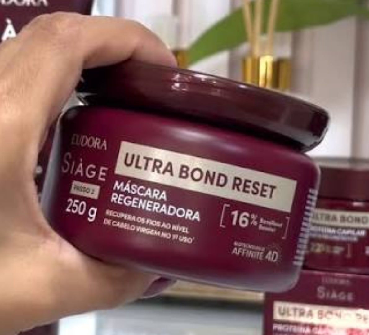 🧴 Eudora Siàge Máscara Capilar Bond Reset 250g