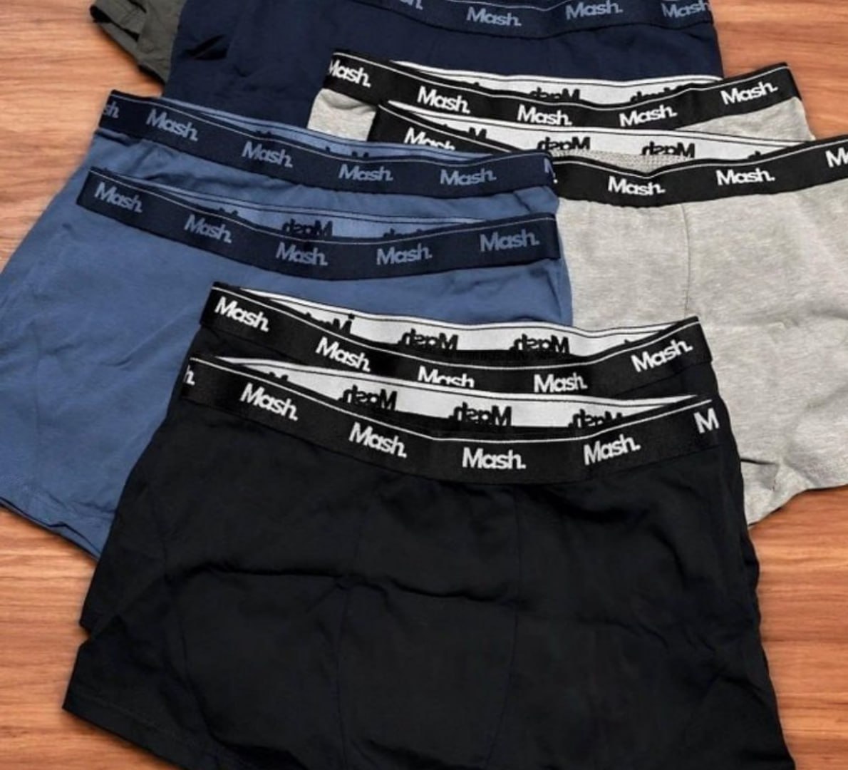 🩲 Kit Com 10 Cuecas Boxer Algodão Cotton Mash