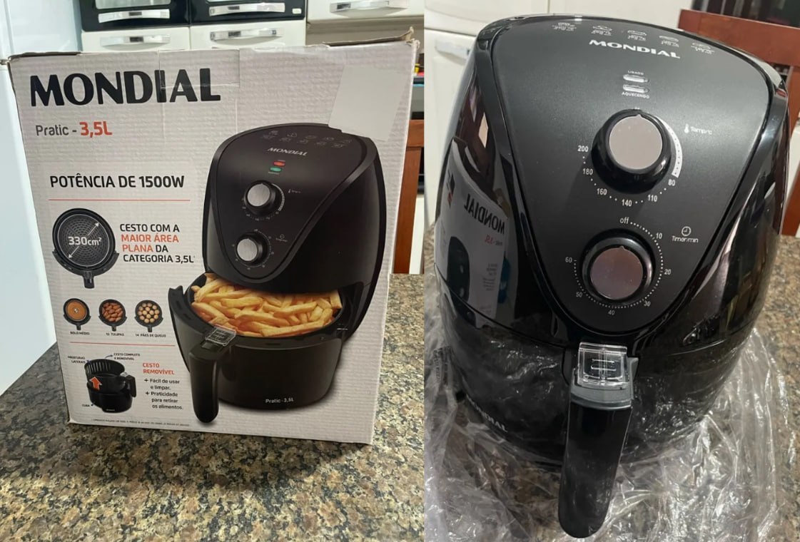 🍟 Air Fryer Mondial 1500w 3,5l 220v