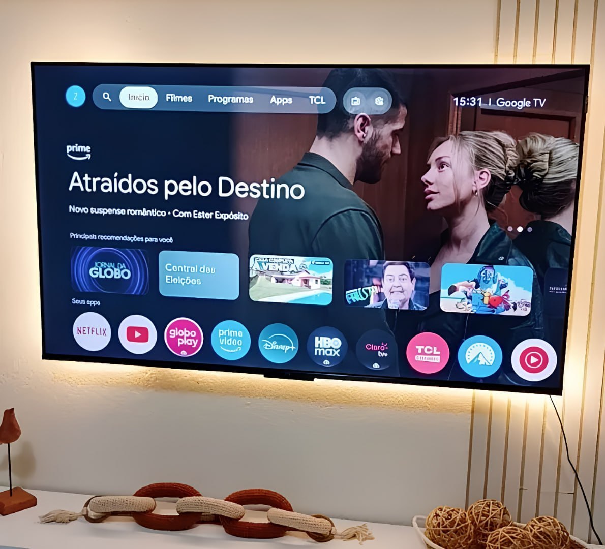📺 Smart TV 50 50P7K 4K com Sistema Operacional Google TV TCL