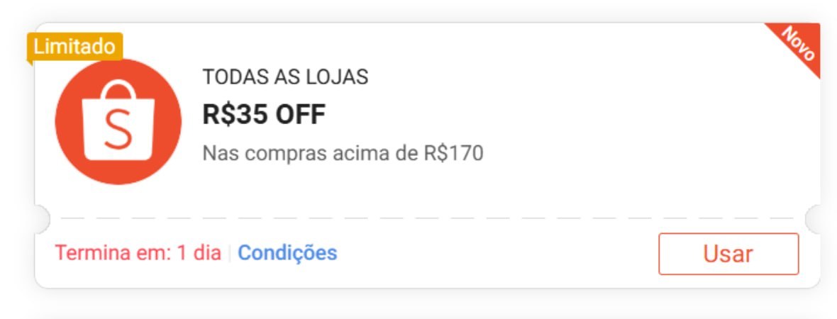 🚨 NOVO CUPOM SHOPEE 🚨