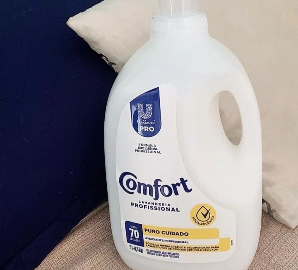 🫧 Amaciante Comfort Lavanderia Profissional Puro Cuidado 5L