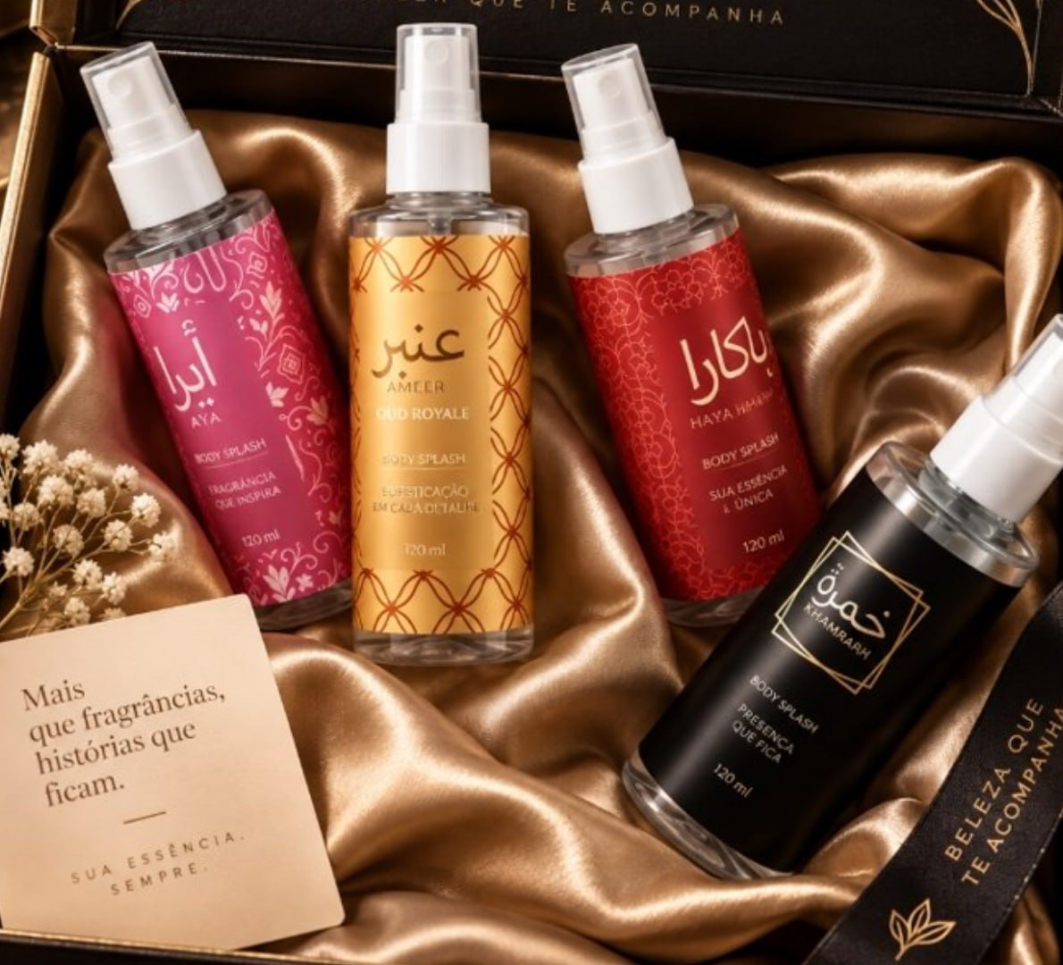 🌬 Perfumes Body Splash Linha Árabe 100ml By Primacial 4un