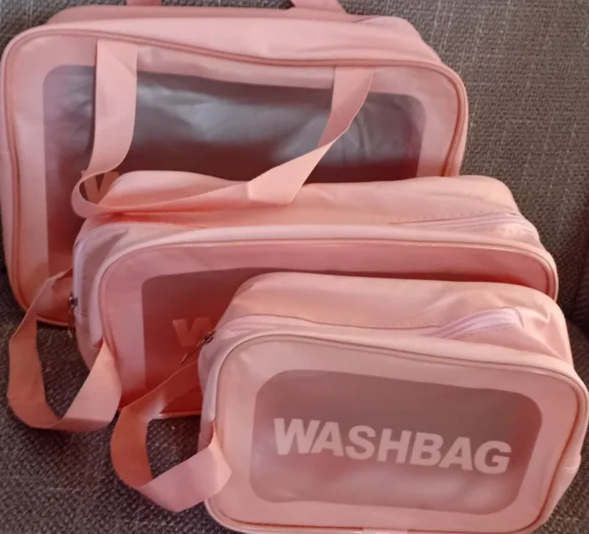 👜 Kit Necessaires Washbag (4 cores)