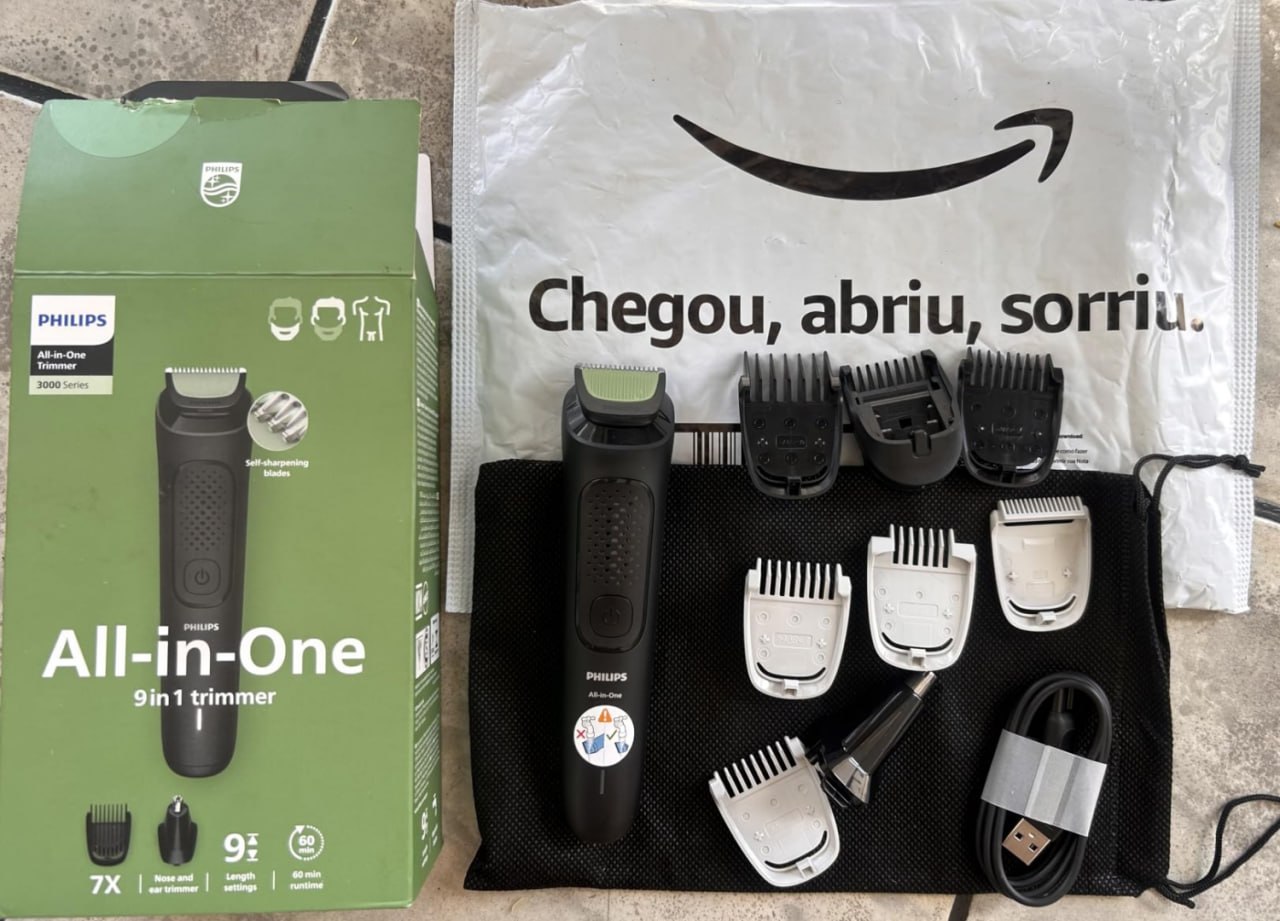 💈 Aparador de Pelos Philips All-in-One 9 em 1 Série 3000