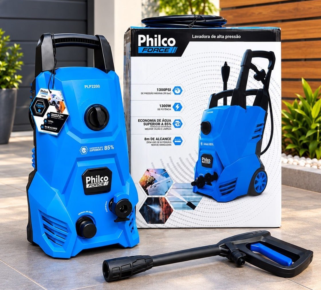 💧 Lavadora De Alta Pressão Philco 1300w 127v