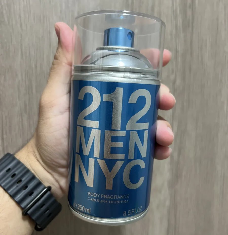 💨 Body Spray Carolina Herrera 212 Men Nyc Body Fragrance 250ml