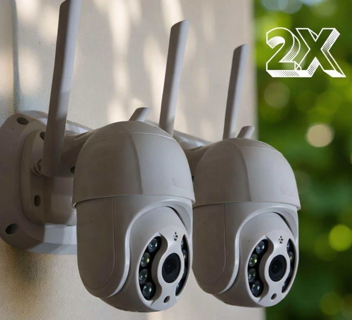 📹 Kit 2 Câmeras Segurança Wifi iCSee Infravermelho Prova D’Água