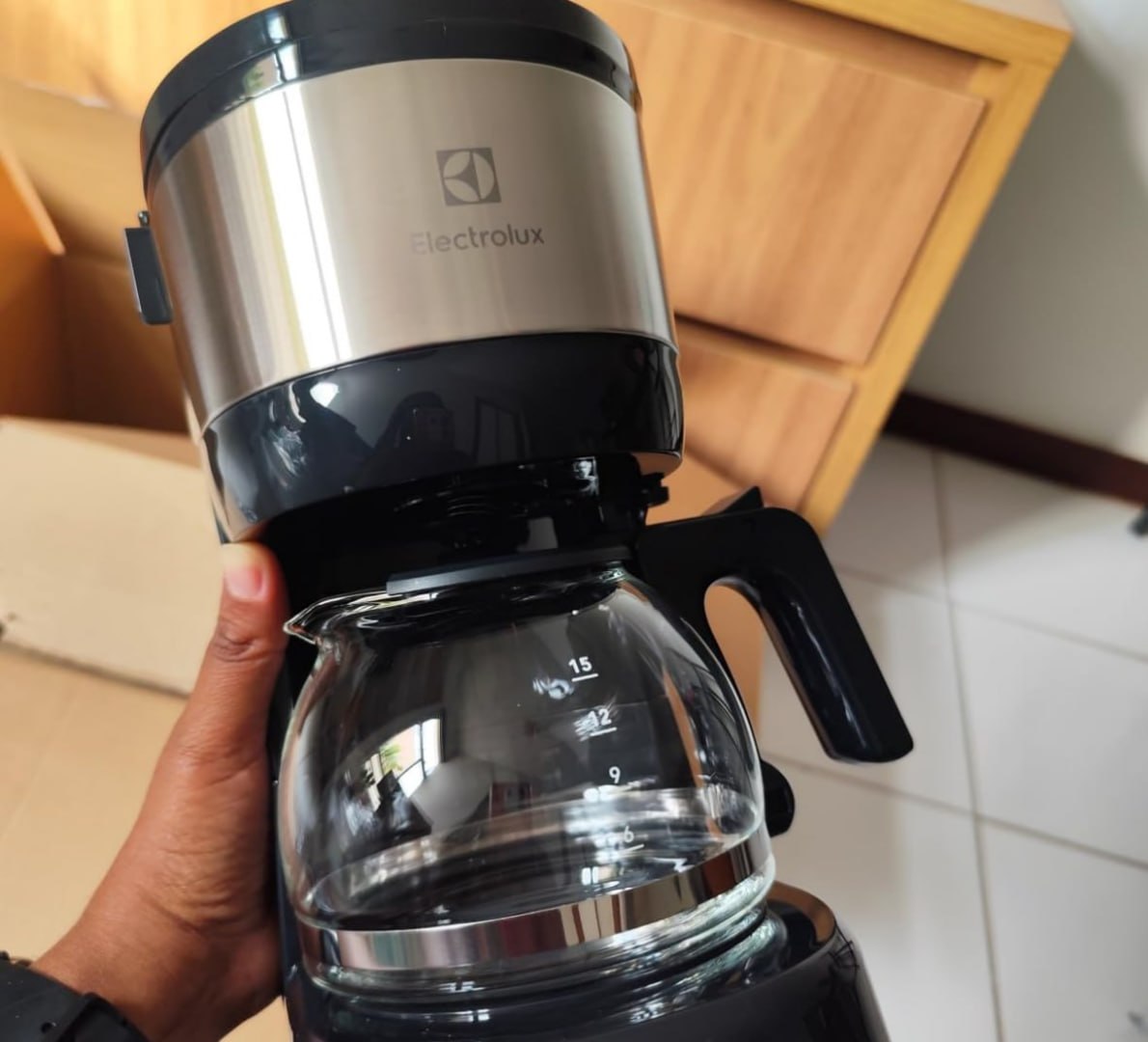 ☕️ Cafeteira Electrolux Inox 600ml 15 xicaras
